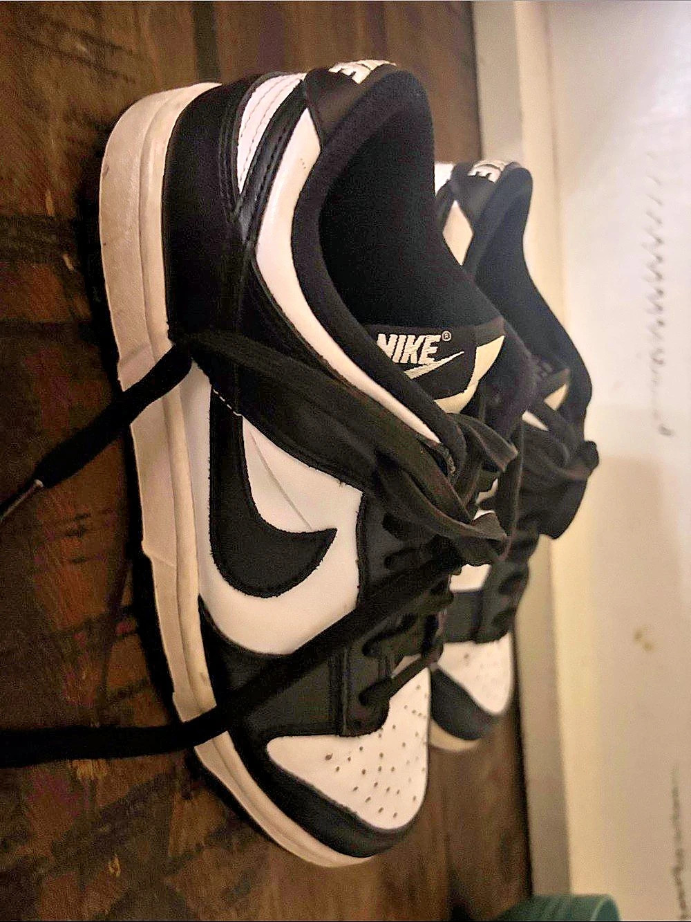 Nike Dunk Low Retro "Panda" Black & White Sneakers